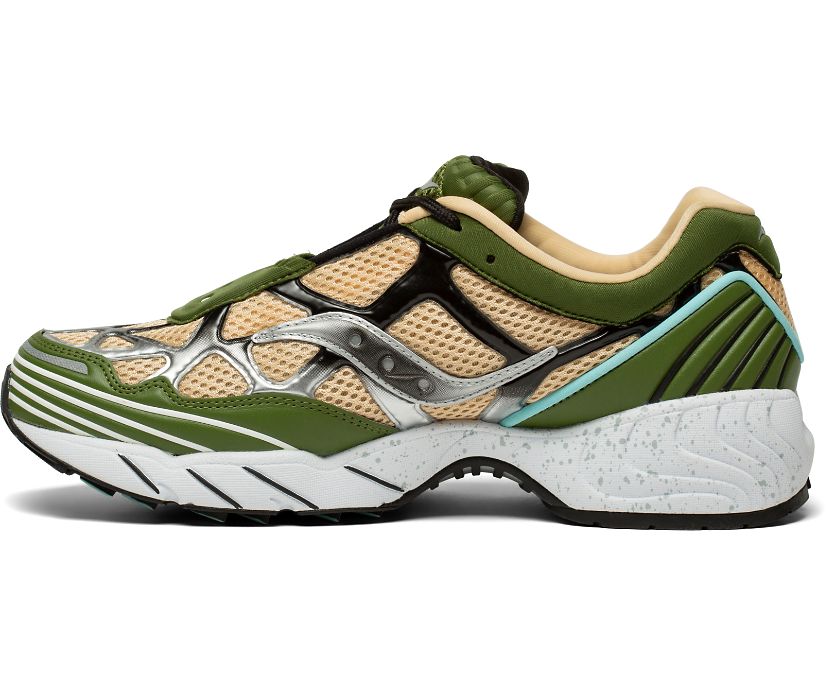 Women's Saucony Grid Web Originals Olive / Black / Blue | Singapore 002WNBY